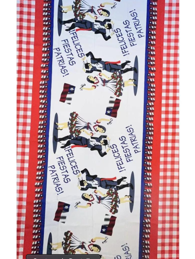 Mantel Orgullo Chile Patrias Dieciochero