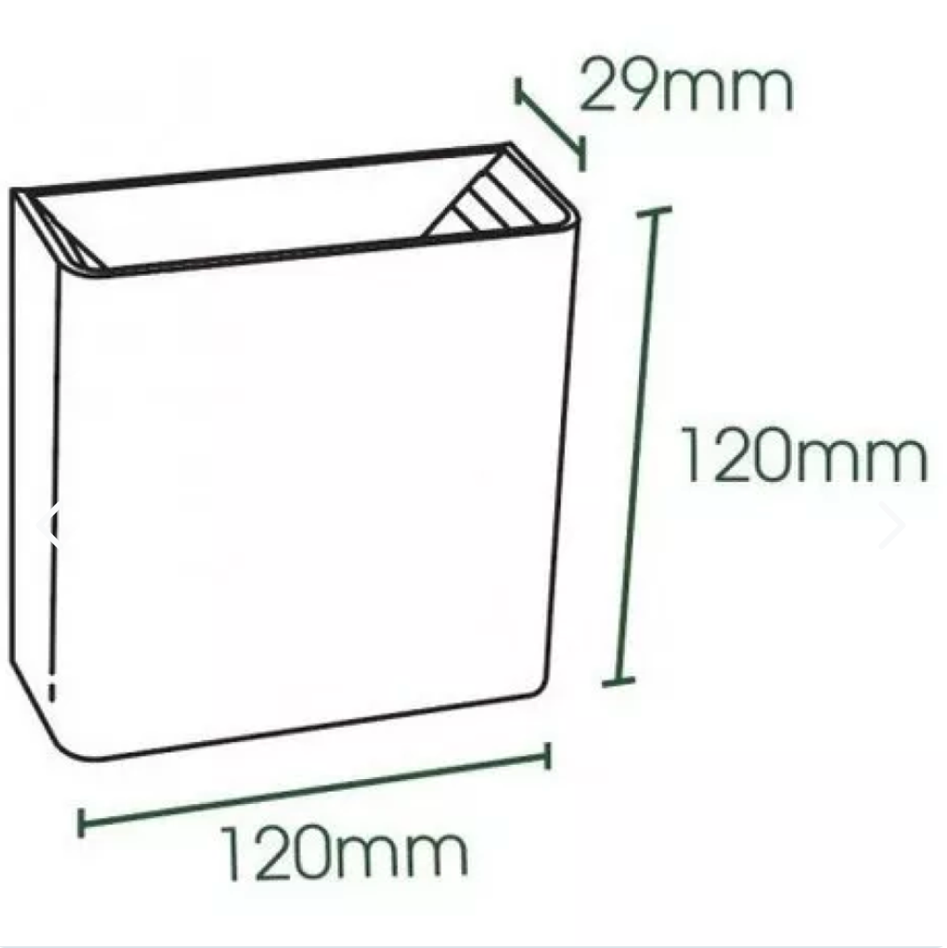 Aplique doble Bidireccional Led lampara