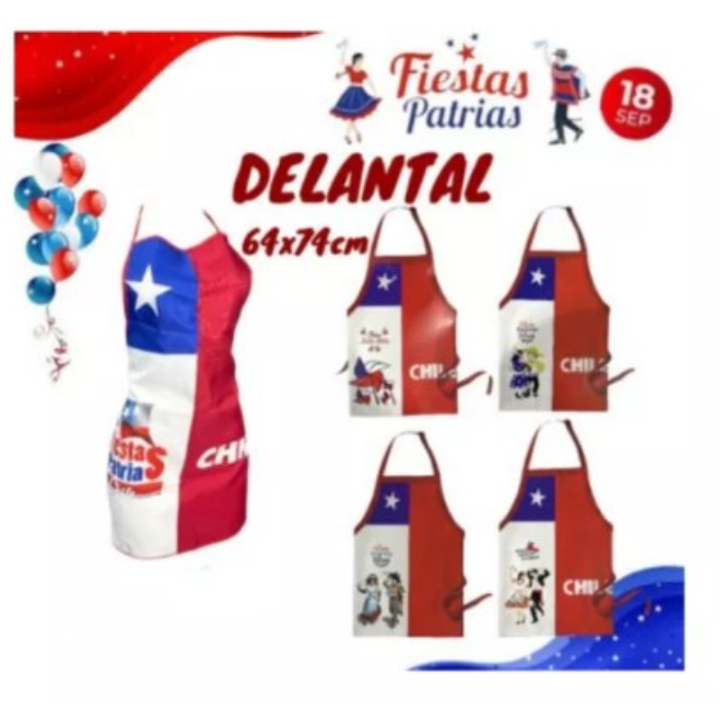 Delantales Dieciochero Pechera Chile