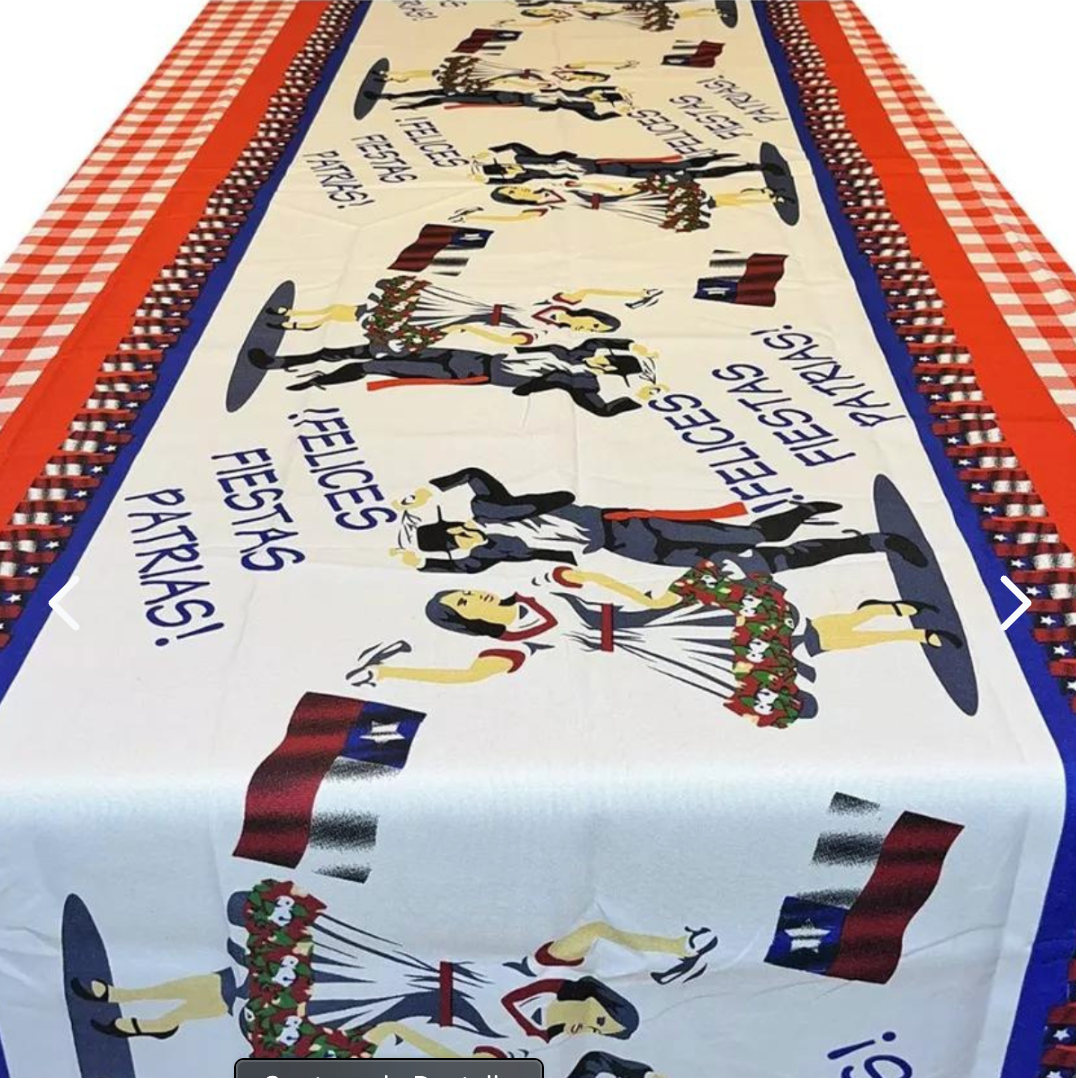 Mantel Orgullo Chile Patrias Dieciochero