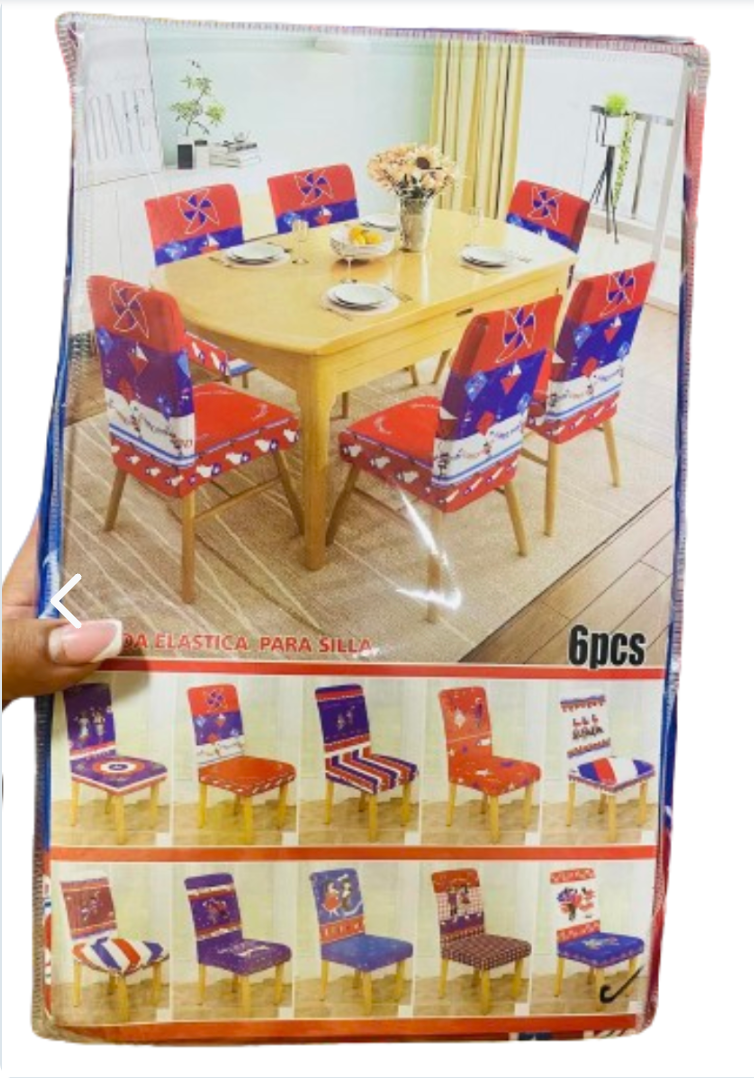 Set 6 Fundas Silla para Fiestas Patrias