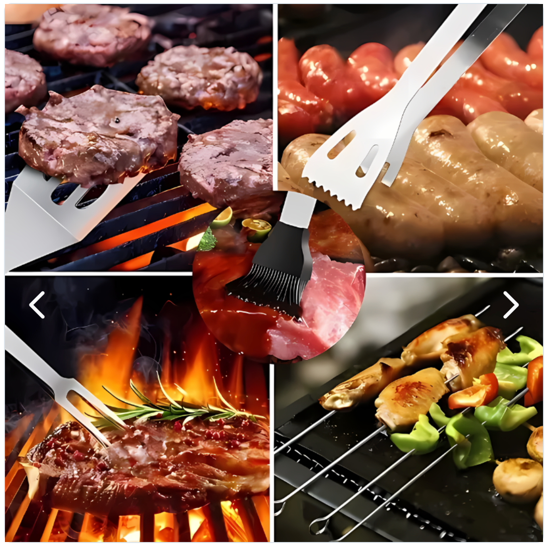 Mini Parrilla Plegable + 18 Utensilitos